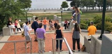 people at India Point Park